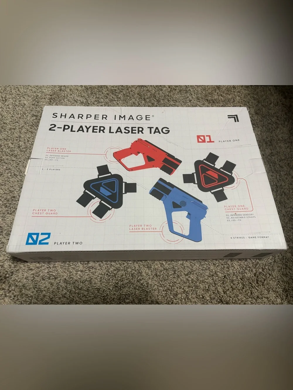 2-Player Laser Tag - Sharper Image brand - NWT - Ages 8+
